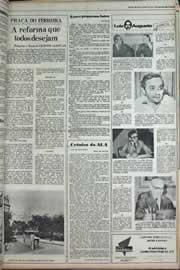 Página do jornal Correio do Ceará de janeiro de 1979