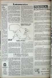 Página do jornal Correio do Ceará de janeiro de 1979