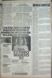 Página do jornal Correio do Ceará de janeiro de 1979