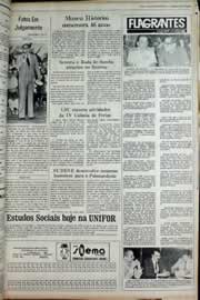 Página do jornal Correio do Ceará de fevereiro de 1979