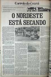 Página do jornal Correio do Ceará de fevereiro de 1979
