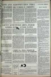 Página do jornal Correio do Ceará de fevereiro de 1979