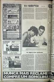 Página do jornal Correio do Ceará de fevereiro de 1979