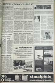 Página do jornal Correio do Ceará de fevereiro de 1979
