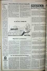 Página do jornal Correio do Ceará de fevereiro de 1979