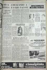 Página do jornal Correio do Ceará de fevereiro de 1979
