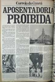 Página do jornal Correio do Ceará de fevereiro de 1979