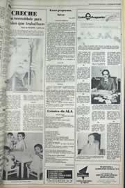 Página do jornal Correio do Ceará de fevereiro de 1979