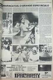 Página do jornal Correio do Ceará de fevereiro de 1979