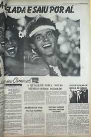 Página do jornal Correio do Ceará de fevereiro de 1979