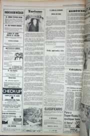 Página do jornal Correio do Ceará de março de 1979