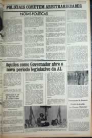 Página do jornal Correio do Ceará de março de 1979