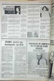 Página do jornal Correio do Ceará de março de 1979
