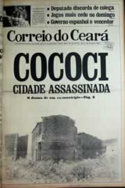 Página do jornal Correio do Ceará de março de 1979