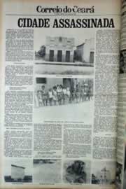 Página do jornal Correio do Ceará de março de 1979
