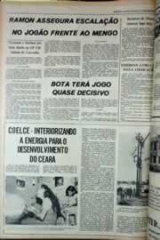 Página do jornal Correio do Ceará de março de 1979