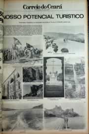 Página do jornal Correio do Ceará de março de 1979