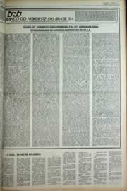 Página do jornal Correio do Ceará de março de 1979