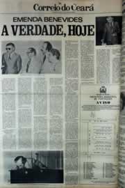Página do jornal Correio do Ceará de março de 1979