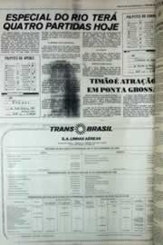 Página do jornal Correio do Ceará de março de 1979