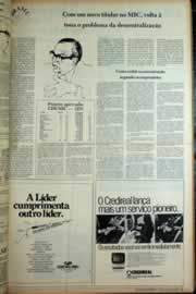 Página do jornal Correio do Ceará de março de 1979