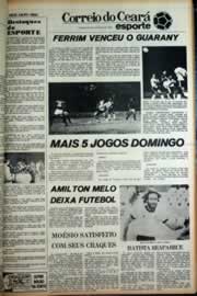 Página do jornal Correio do Ceará de março de 1979