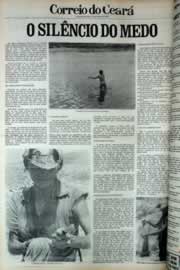 Página do jornal Correio do Ceará de março de 1979