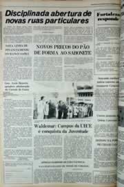 Página do jornal Correio do Ceará de março de 1979