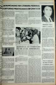 Página do jornal Correio do Ceará de março de 1979