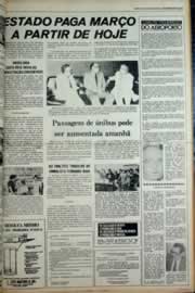 Página do jornal Correio do Ceará de março de 1979