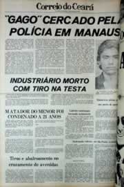 Página do jornal Correio do Ceará de março de 1979