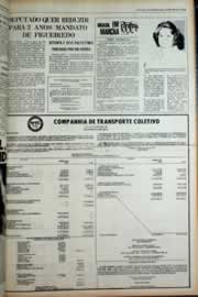 Página do jornal Correio do Ceará de março de 1979