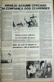 Página do jornal Correio do Ceará de março de 1979