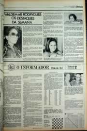 Página do jornal Correio do Ceará de março de 1979
