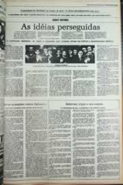 Página do jornal Correio do Ceará de março de 1979