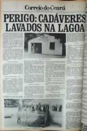 Página do jornal Correio do Ceará de março de 1979