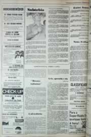 Página do jornal Correio do Ceará de março de 1979