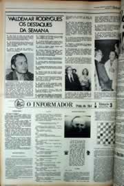 Página do jornal Correio do Ceará de março de 1979
