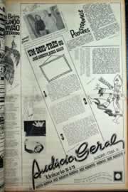 Página do jornal Correio do Ceará de março de 1979