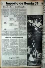 Página do jornal Correio do Ceará de março de 1979