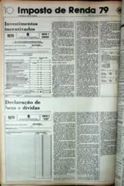 Página do jornal Correio do Ceará de março de 1979