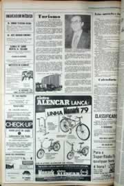 Página do jornal Correio do Ceará de março de 1979