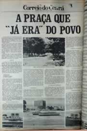 Página do jornal Correio do Ceará de março de 1979