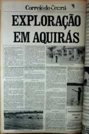 Página do jornal Correio do Ceará de março de 1979