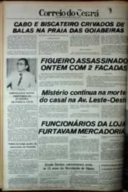 Página do jornal Correio do Ceará de março de 1979