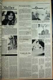 Página do jornal Correio do Ceará de março de 1979