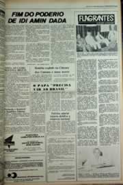 Página do jornal Correio do Ceará de março de 1979