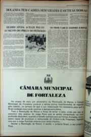 Página do jornal Correio do Ceará de março de 1979