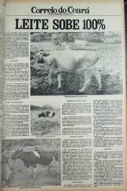 Página do jornal Correio do Ceará de abril de 1979