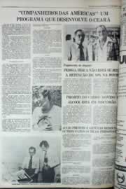 Página do jornal Correio do Ceará de abril de 1979